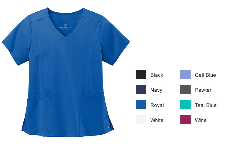 WonderWink® Women’s Premiere Flex™ Mock Wrap Top WonderWink® Women’s Premiere Flex™ Mock Wrap Top